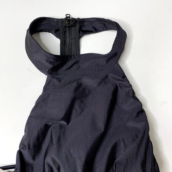 House of CB Caicos Black Ladderback One Piece Swim New with Tags XS - Picture 7 of 10